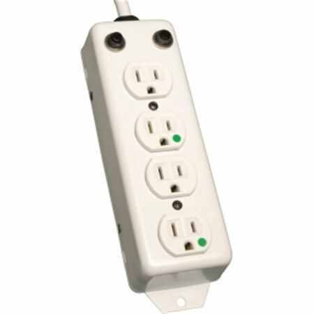 DOOMSDAY Medical-Grade Power Strip 4 Outlet 2 ft. Cord for Patient Care Areas DO737608